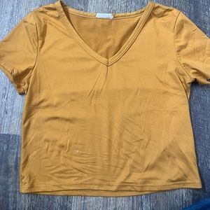 Plain crop top T-shirt